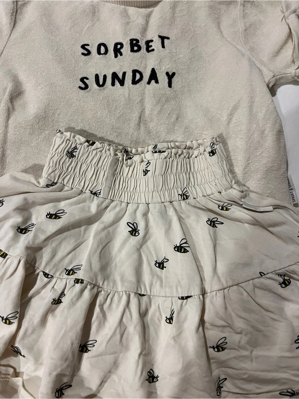 Sproet & Sprout Sorbet Sunday Ivory Girls Set